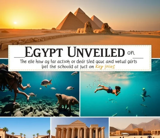 Exploring Egypt: The Mystery Under the Pyramids and the Romantic Charm of the Red Sea