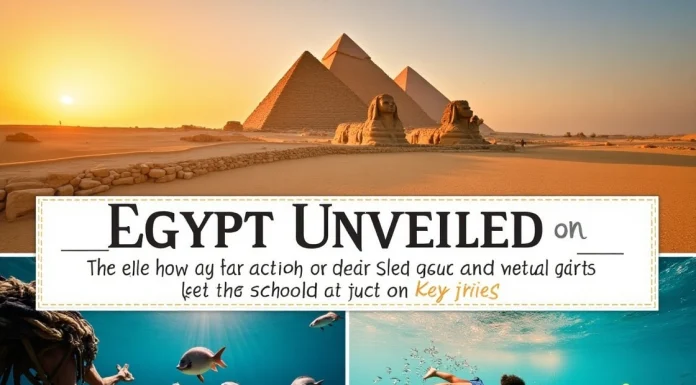 Exploring Egypt: The Mystery Under the Pyramids and the Romantic Charm of the Red Sea